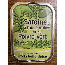 Sardines au poivre vert